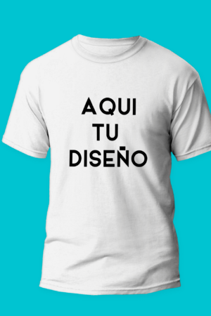 Camiseta Personalizada 100% Algodón | Estampado a Color en Varios Colores y Tallas